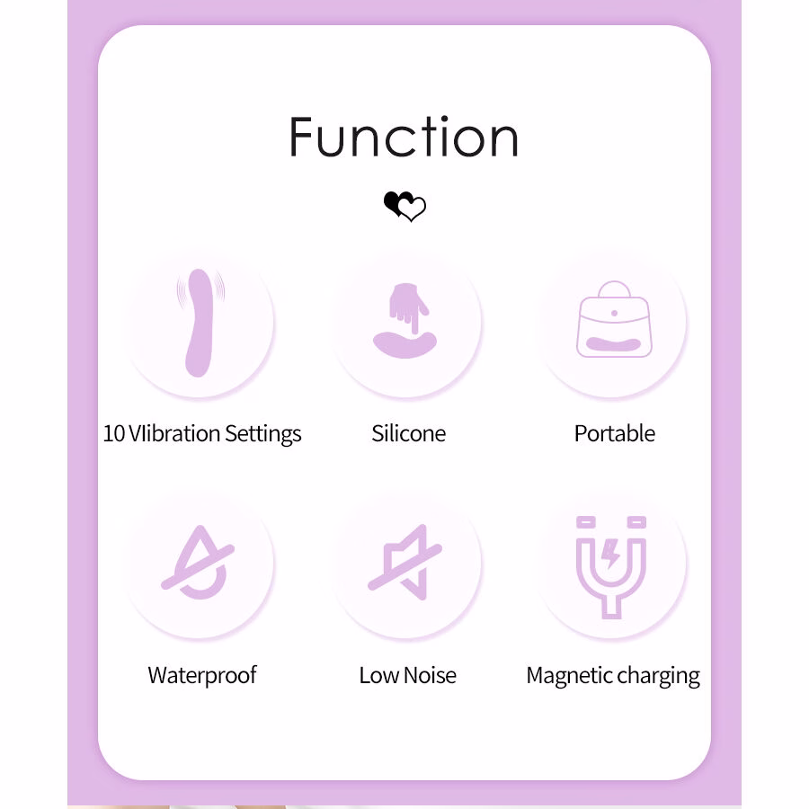 PRETTY LOVE - DJ RABBIT VIBRADOR PUNTO G MORADO - Imagen 9