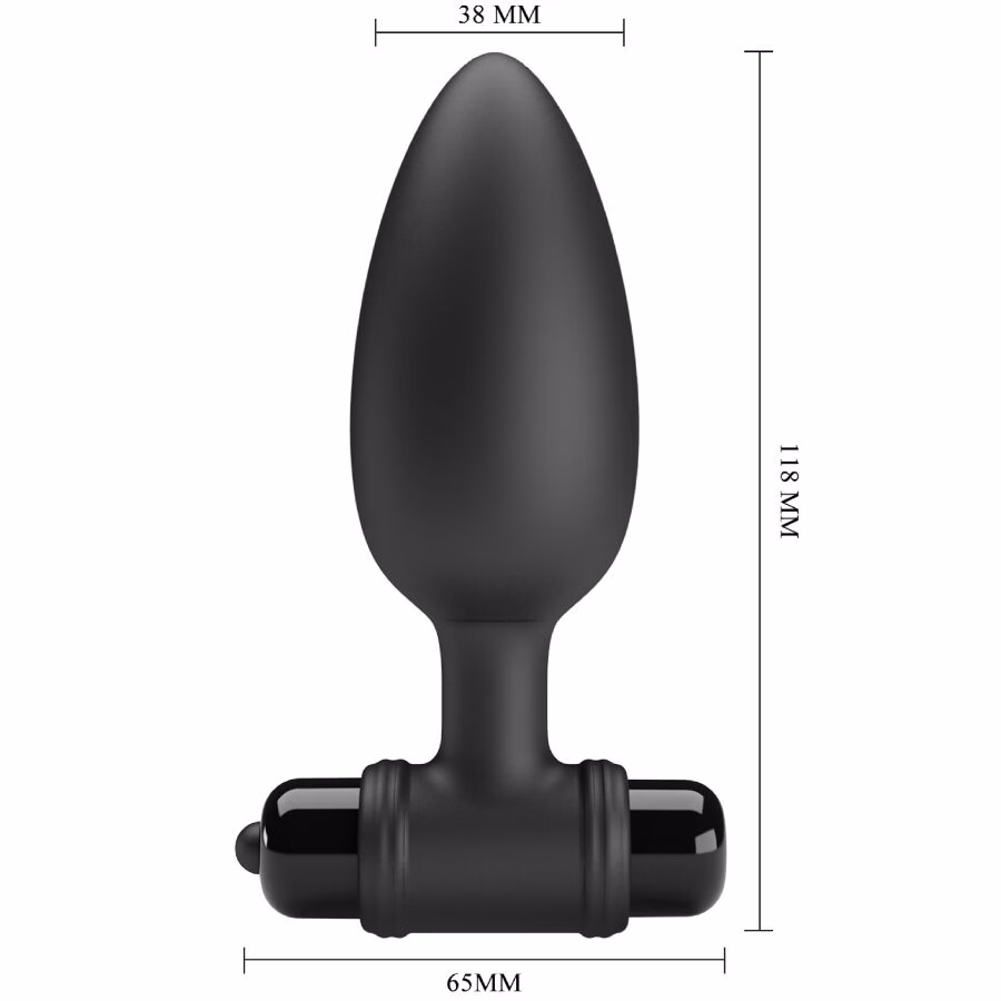 MR PLAY - PLUG ANAL SUPER POWER CON VIBRACIÓN - Imagen 8