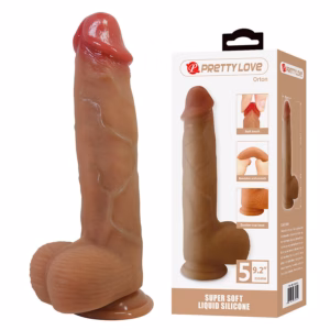 PRETTY LOVE - ORTON DILDO REALÍSTICO CON VENTOSA 23.5 CM -Ø- 4.9 CM