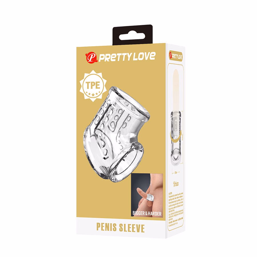 PRETTY LOVE - FUNDA CORTA PARA PENE TRANSAPARENTE - Imagen 8