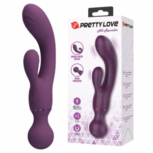 PRETTY LOVE - ALL ROUNDER VIBRADOR PUNTO G MORADO