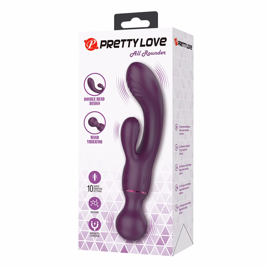 PRETTY LOVE - ALL ROUNDER VIBRADOR PUNTO G MORADO - Imagen 10