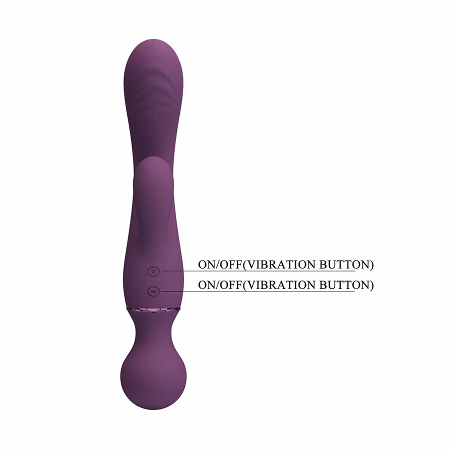 PRETTY LOVE - ALL ROUNDER VIBRADOR PUNTO G MORADO - Imagen 7