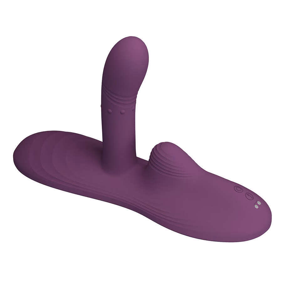 PRETTY LOVE - LUKA SIT-DOWN VIBRADOR CON EFECTO CALOR Y CONTROL REMOTO - Imagen 3