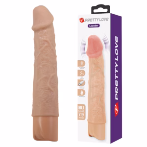 PRETTY LOVE - LEANDER VIBRADOR REALÍSTICO FLEXIBLE
