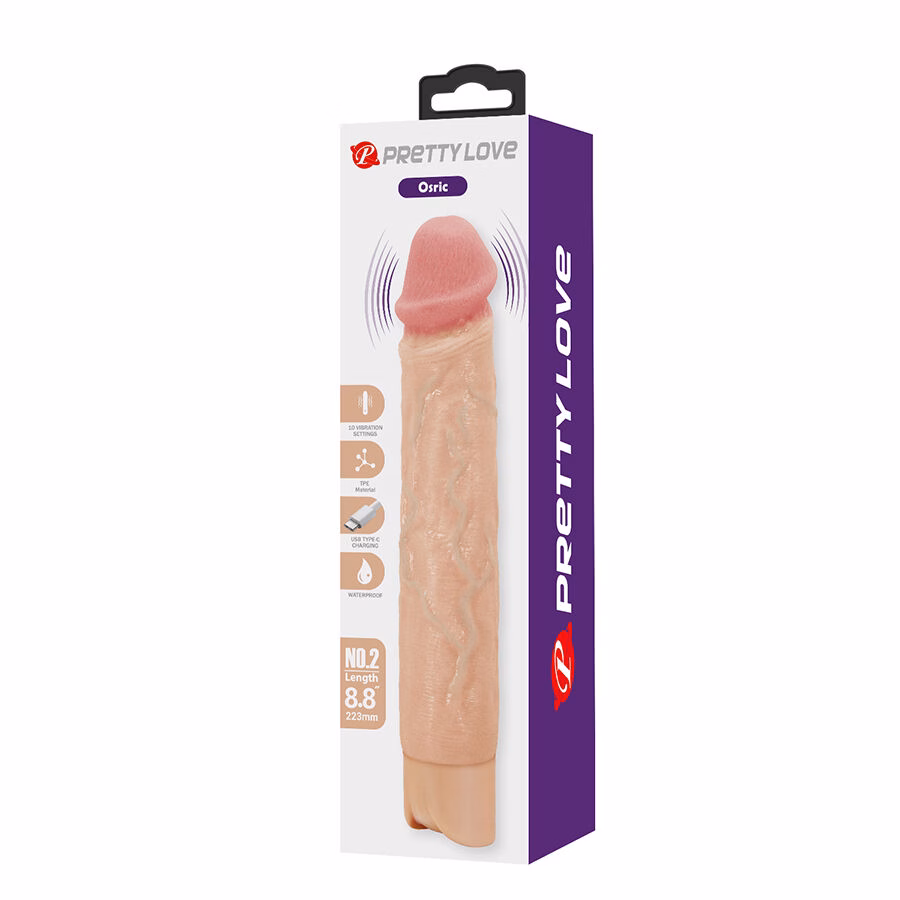PRETTY LOVE - OSRIC VIBRADOR REALÍSTICO FLEXIBLE - Imagen 10