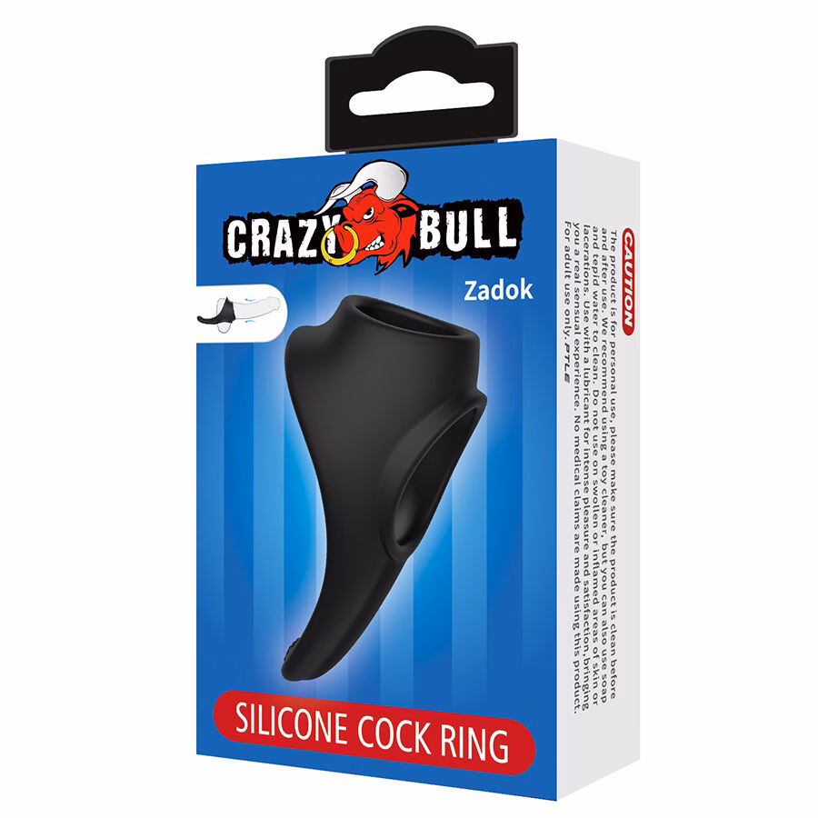 CRAZY BULL - ZADOK ANILLO ERGONÓMICO CON ESTIMULADOR DE PERINÉ - Imagen 8