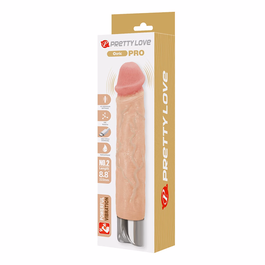 PRETTY LOVE - OSRIC PRO VIBRADOR REALÍSTICO FLEXIBLE - Imagen 10