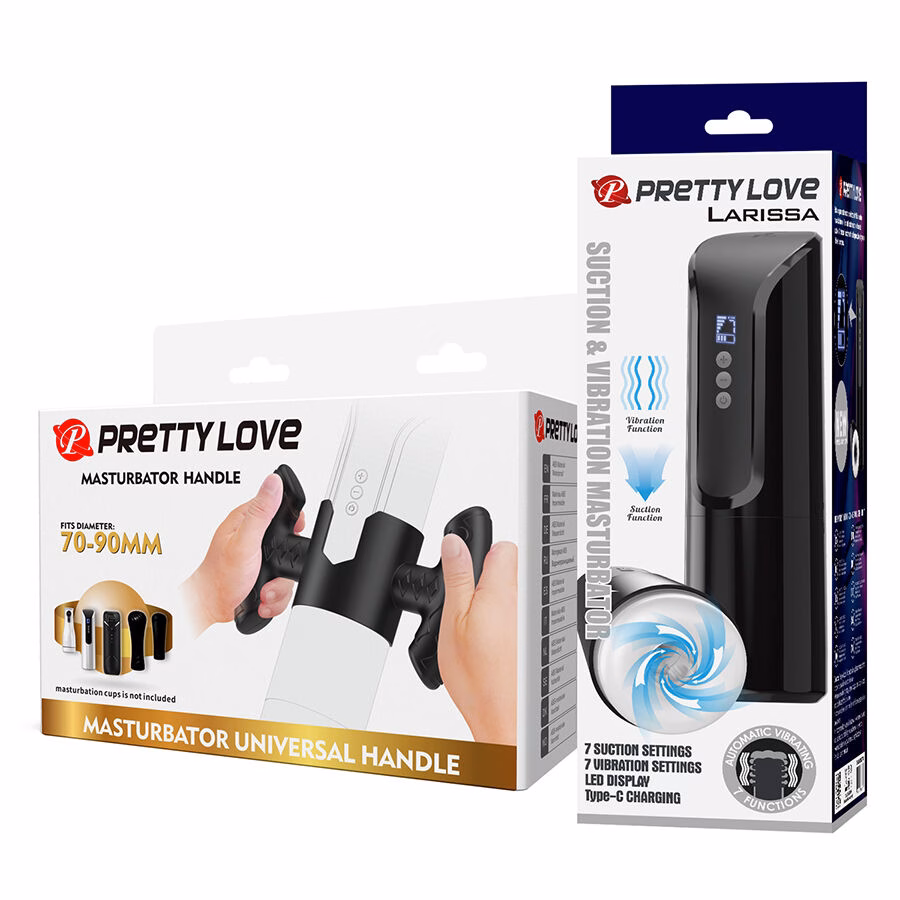 PRETTY LOVE - LARISSA MASTURBADOR SUCCIONADOR CON VIBRACIÓN + SUJECIÓN - Imagen 11