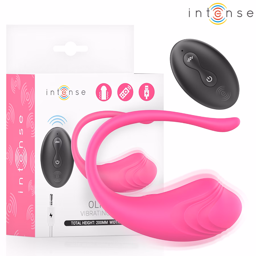 INTENSE - OLIVIA HUEVO VIBRADOR ROSA CONTROL REMOTO