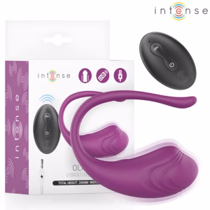 INTENSE - OLIVIA HUEVO VIBRADOR MORADO CONTROL REMOTO