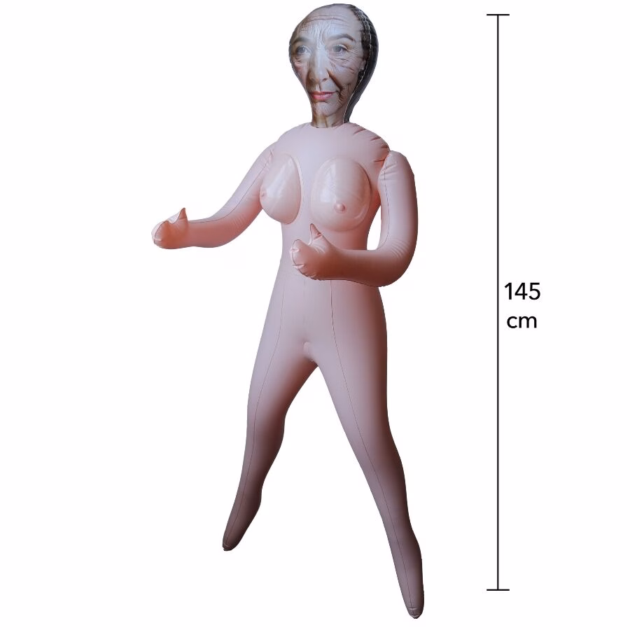 HIDDEN DESIRE - HORNY GRANNY MUÑECA INFLABLE 145 CM - Imagen 2