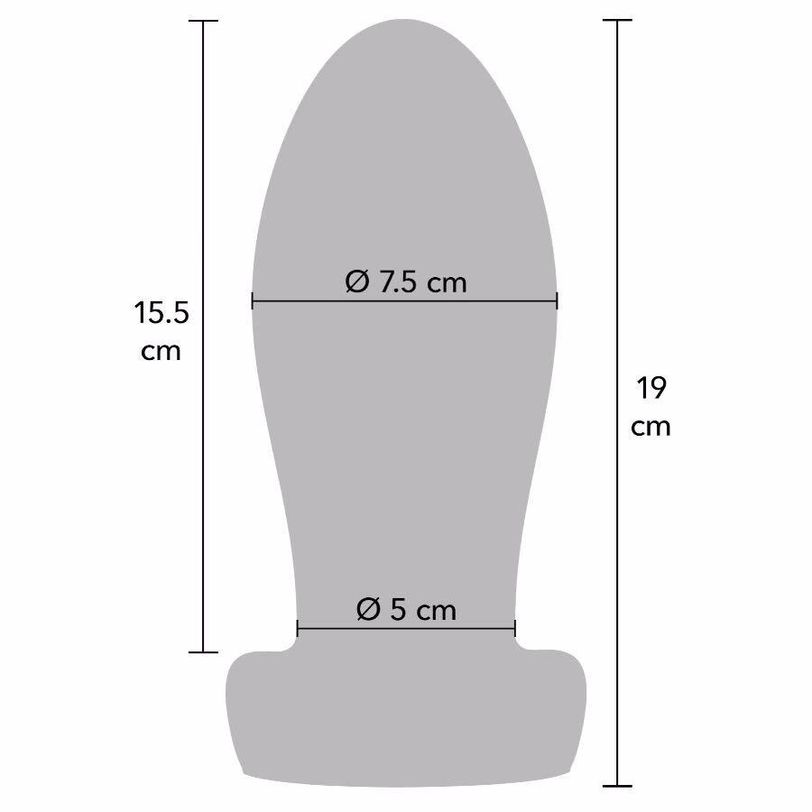 HIDDEN DESIRE - EXTREME HEAVY STRETCHER PLUG ANAL XL - Imagen 4