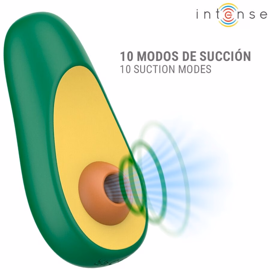 INTENSE - WAKI ESTIMULADOR SUCCIONADOR DE CLÍTORIS AGUACATE - Imagen 3
