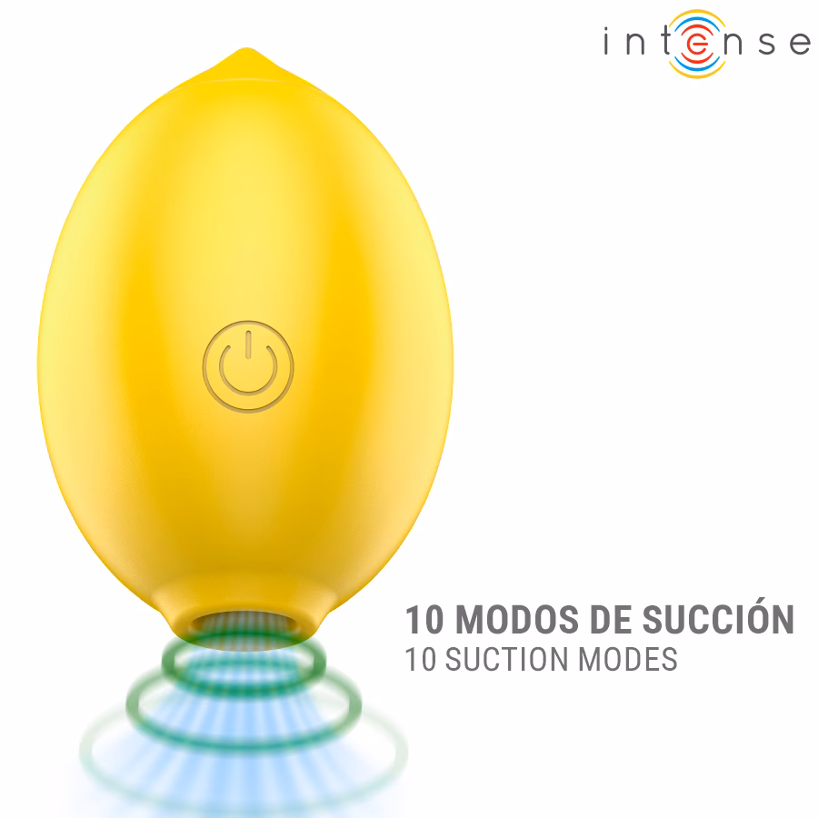 INTENSE - MONI ESTIMULADOR SUCCIONADOR DE CLÍTORIS LIMÓN - Imagen 3