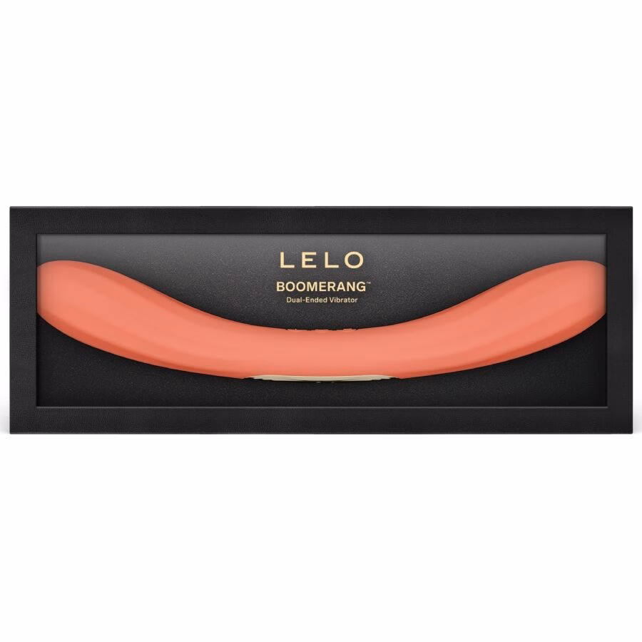 LELO - BOOMERANG VIBRADOR DE DOBLE EXTREMO ROJO CORAL - Imagen 3