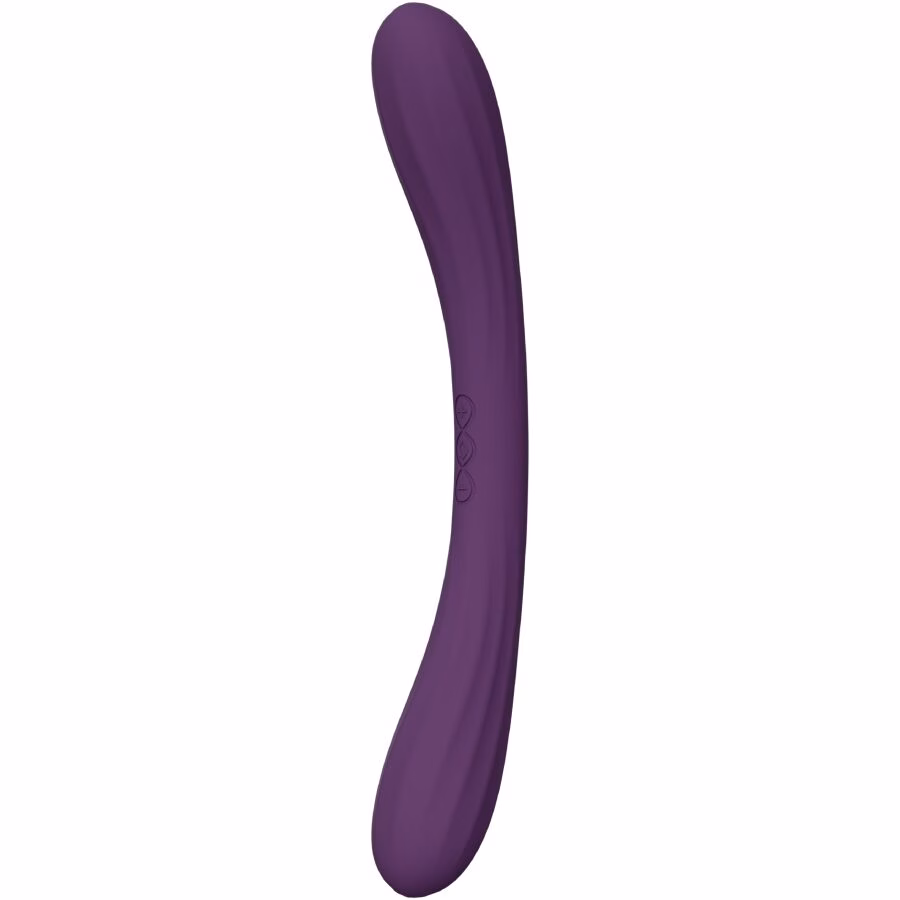 LELO - BOOMERANG VIBRADOR DE DOBLE EXTREMO MORADO - Imagen 2