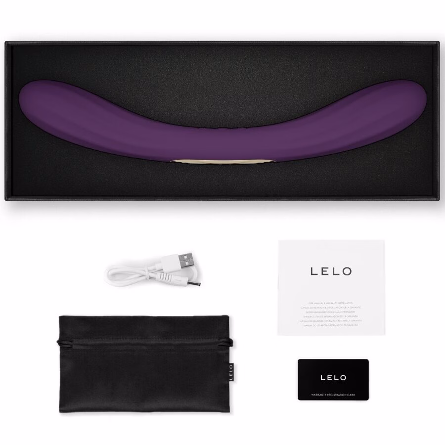 LELO - BOOMERANG VIBRADOR DE DOBLE EXTREMO MORADO - Imagen 3