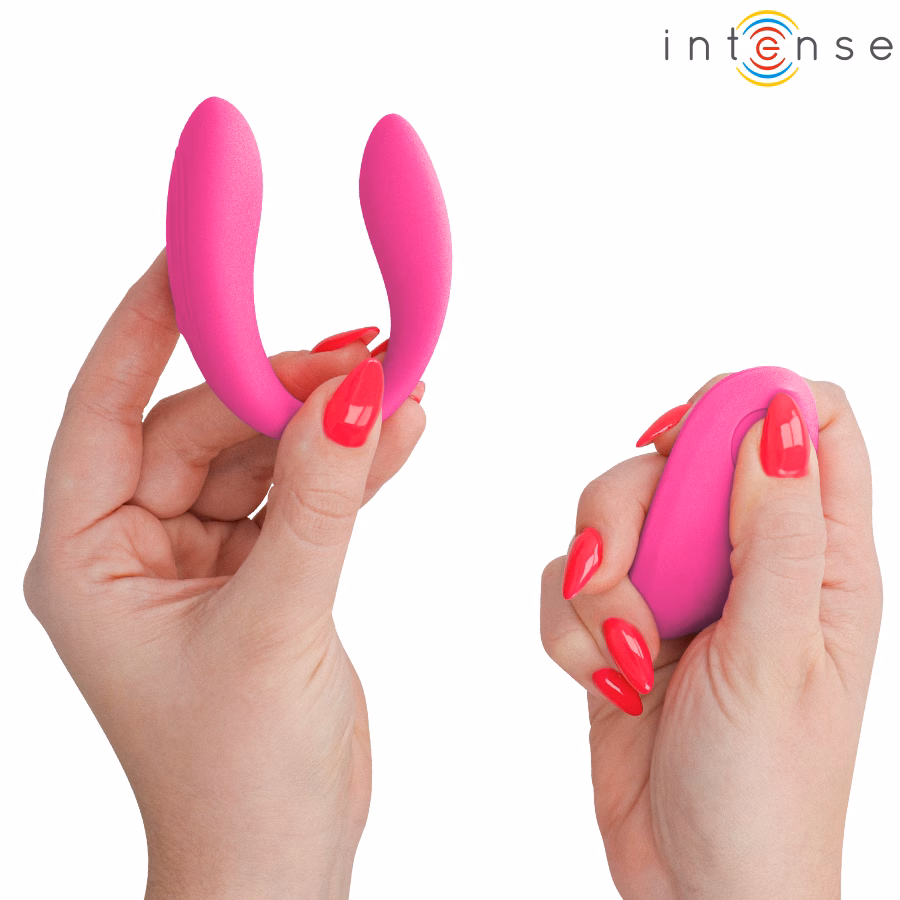INTENSE - NORA ESTIMULADOR DE PINZA CON VIBRACIÓN ROSA - Imagen 2