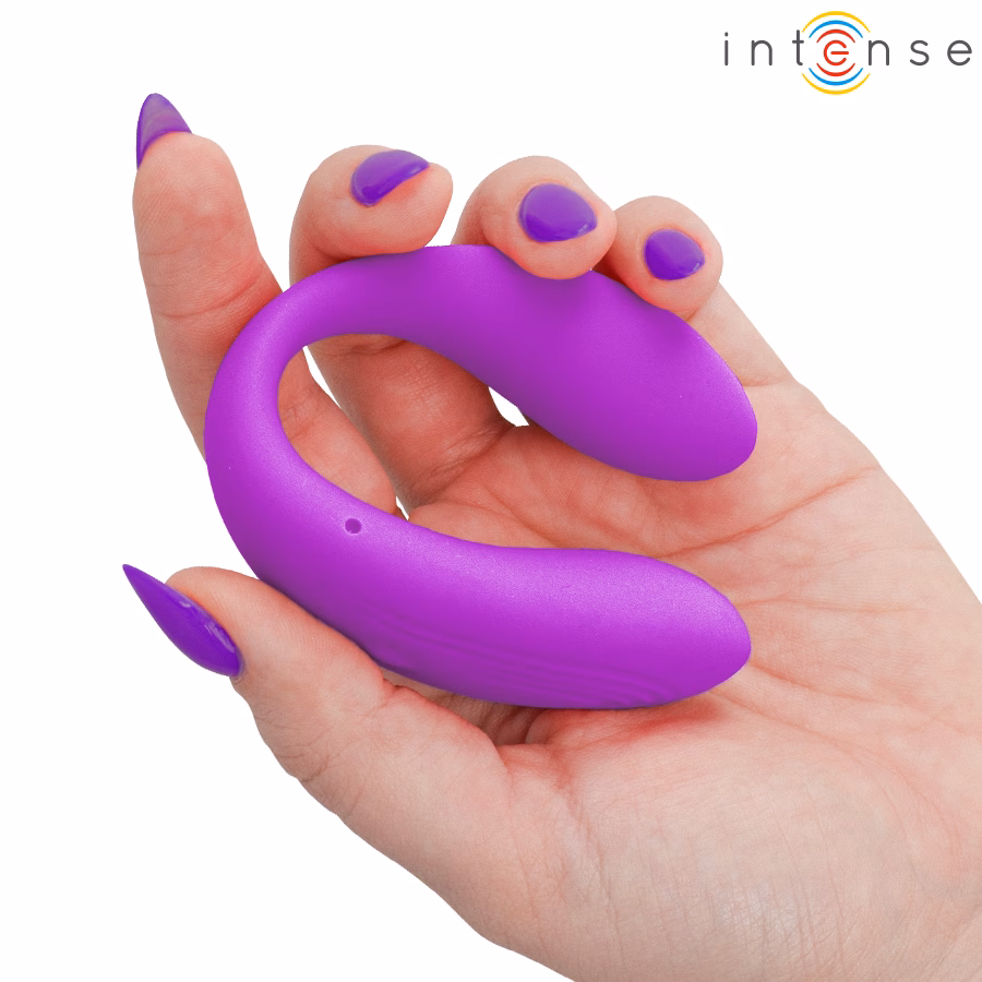 INTENSE - NORA ESTIMULADOR DE PINZA CON VIBRACIÓN MORADO - Imagen 6
