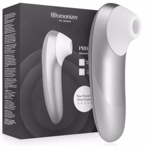 WOMANIZER - PRO VIBRANT ESTIMULADOR DE CLÍTORIS GRIS PLATA