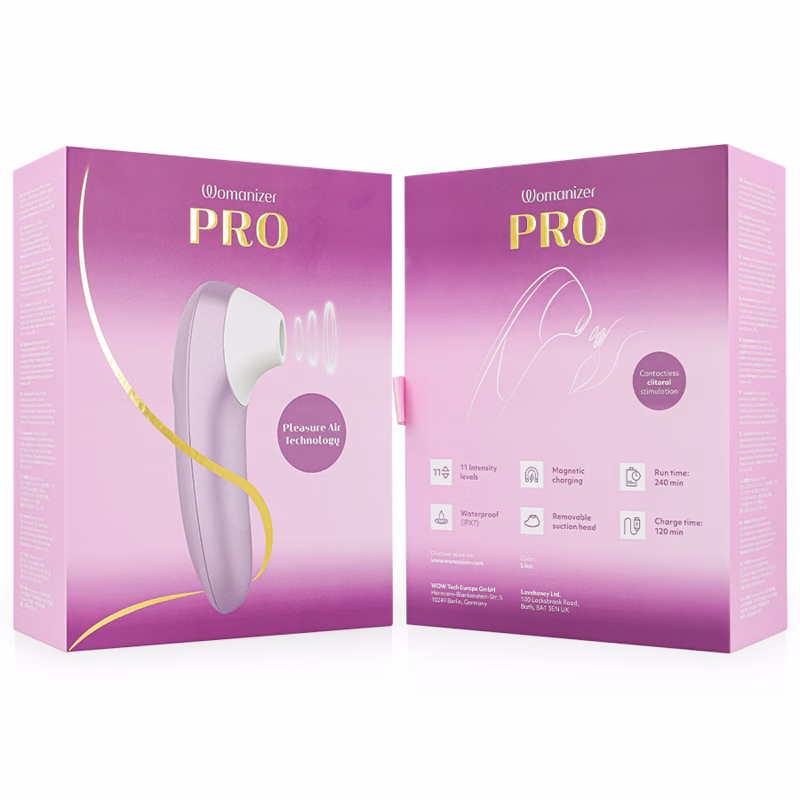 WOMANIZER - PRO VIBRANT ESTIMULADOR DE CLÍTORIS LILA - Imagen 7