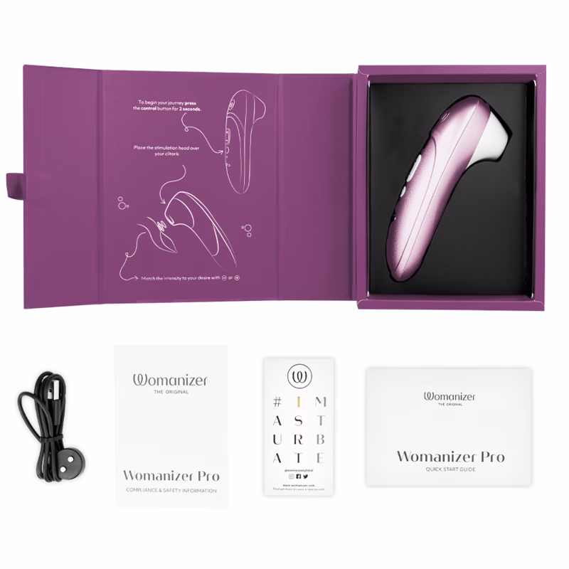 WOMANIZER - PRO VIBRANT ESTIMULADOR DE CLÍTORIS LILA - Imagen 6