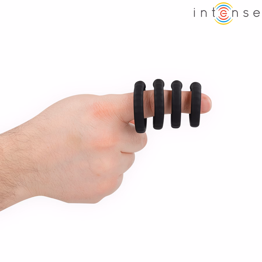 INTENSE - MICHIEL SET DE 4 ANILLOS MODELO 10 - Imagen 2