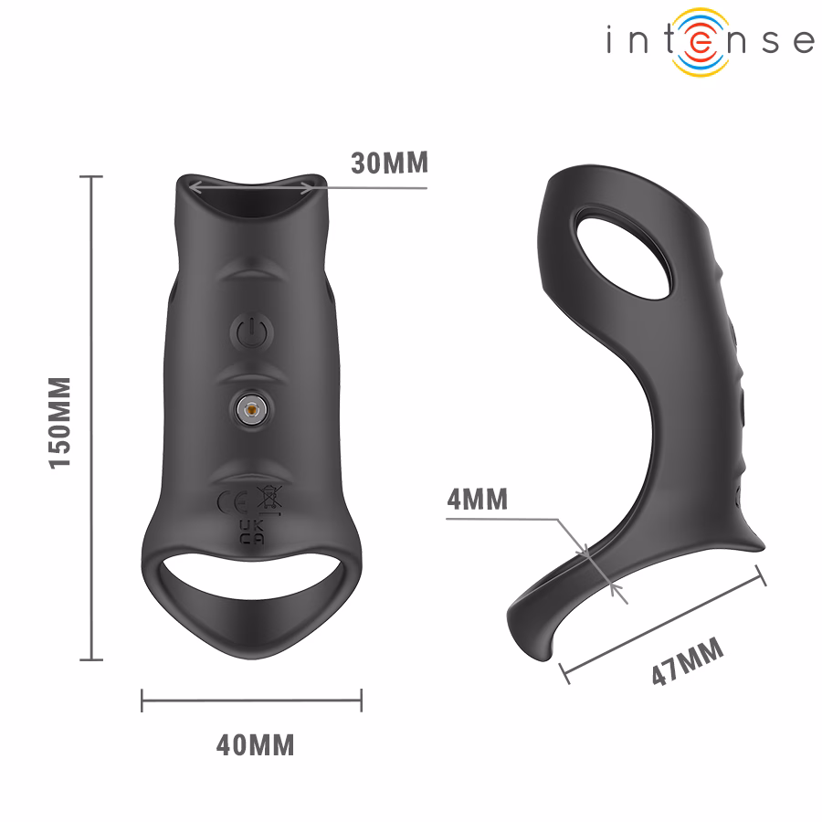 INTENSE - JEROME ANILLO VIBRADOR AJUSTABLE MODELO 12 - Imagen 8