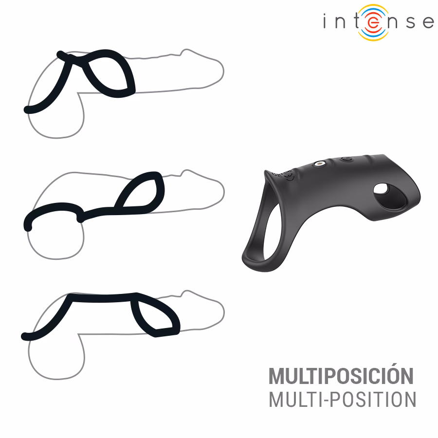 INTENSE - JEROME ANILLO VIBRADOR AJUSTABLE MODELO 12 - Imagen 3
