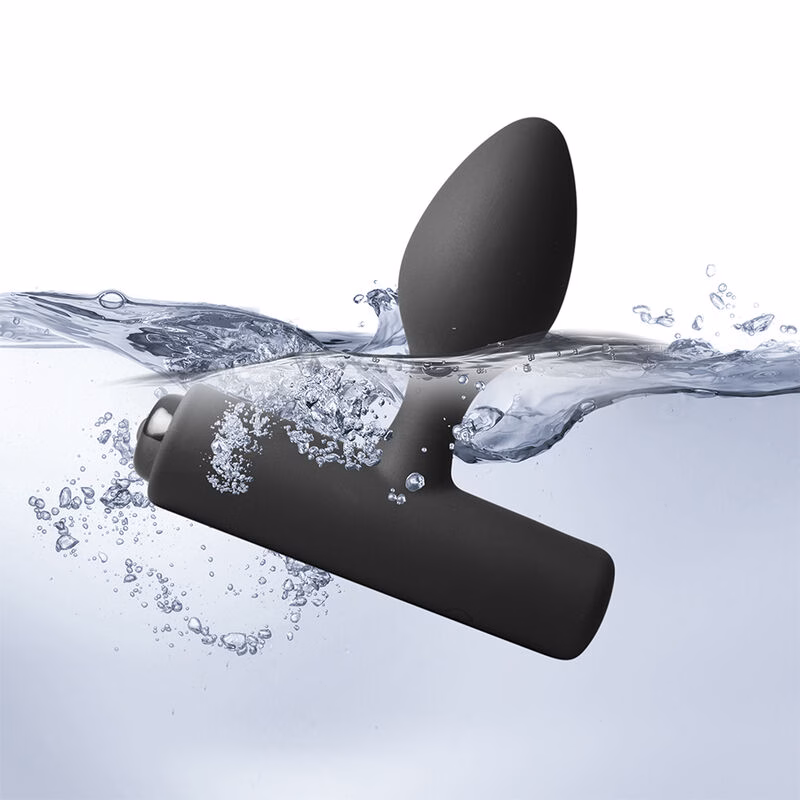 ROCKS-OFF - NOVA SOLARIS PLUG ANAL FINO RECARGABLE 16 FUNCIONES NEGRO - Imagen 5