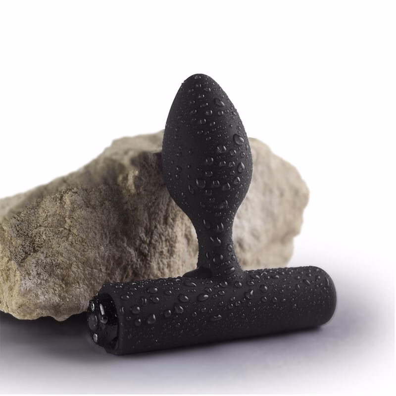 ROCKS-OFF - NOVA SOLARIS PLUG ANAL FINO RECARGABLE 16 FUNCIONES NEGRO - Imagen 4