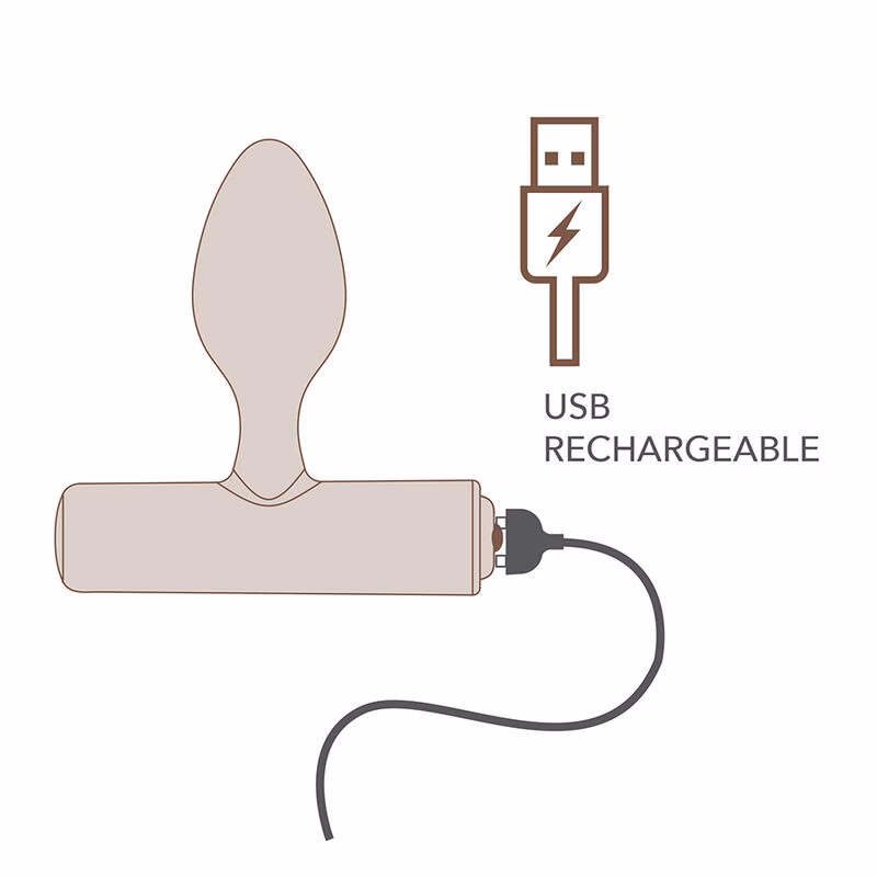 ROCKS-OFF - NOVA SOLARIS PLUG ANAL FINO RECARGABLE 16 FUNCIONES NEGRO - Imagen 11