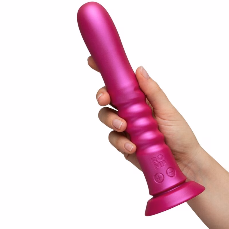 ROMP - JIGGLE VIBRADOR UP AND DOWN CON VENTOSA ROSA - Imagen 3