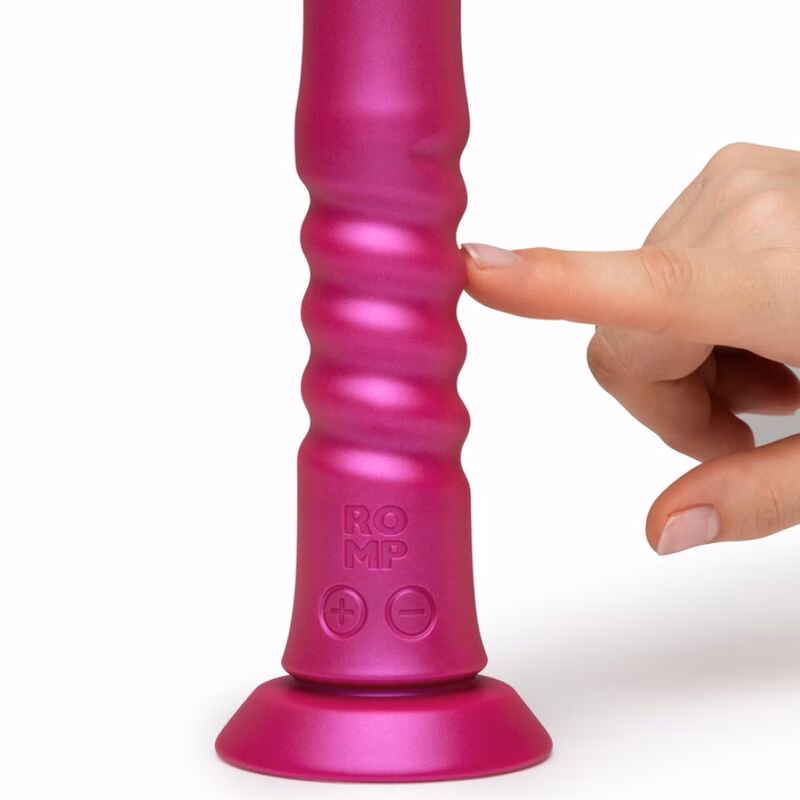 ROMP - JIGGLE VIBRADOR UP AND DOWN CON VENTOSA ROSA - Imagen 5