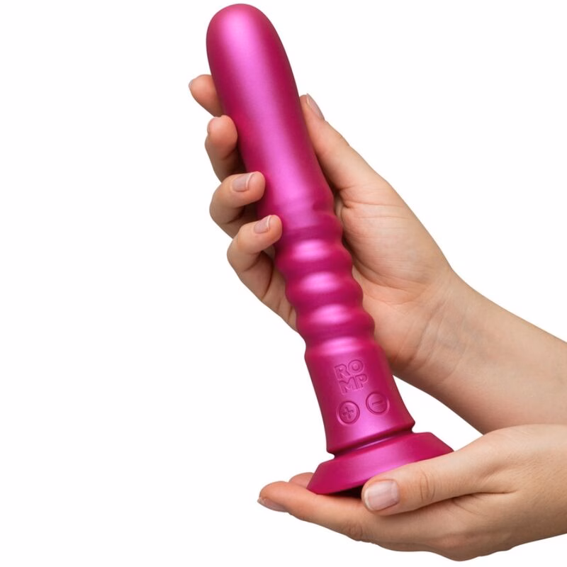 ROMP - JIGGLE VIBRADOR UP AND DOWN CON VENTOSA ROSA - Imagen 6