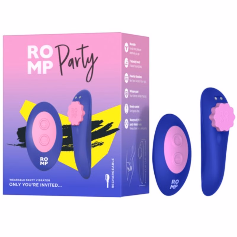 ROMP - PARTY PANTIE MAGNÉTICO VIBRADOR SILICONA CONTROL REMOTO - Imagen 8