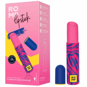 ROMP - LIPSTICK ESTIMULADOR DE CLÍTORIS PINTALABIOS 7 NIVELES