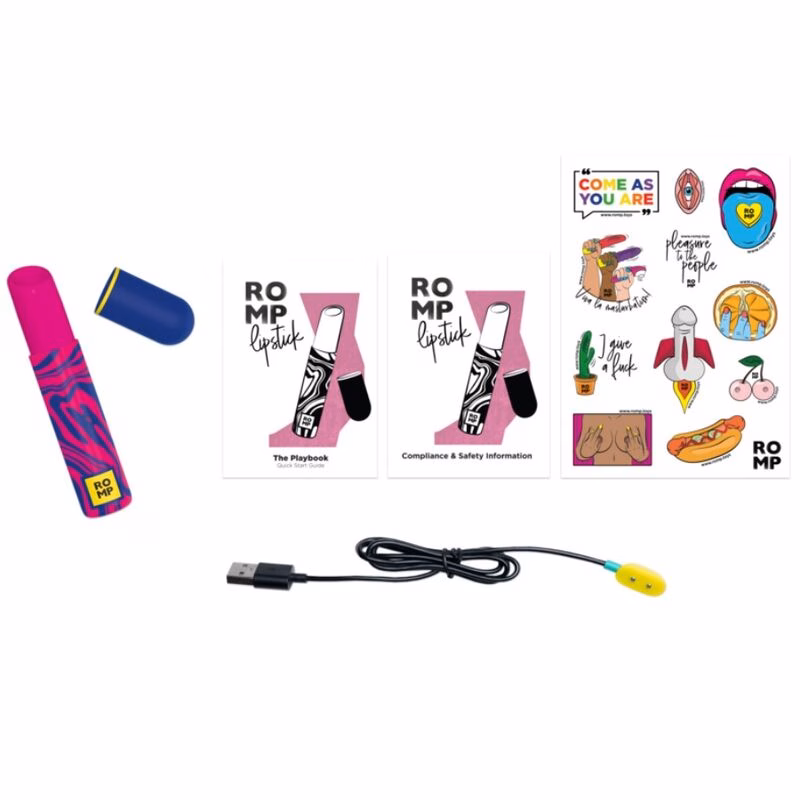ROMP - LIPSTICK ESTIMULADOR DE CLÍTORIS PINTALABIOS 7 NIVELES - Imagen 6