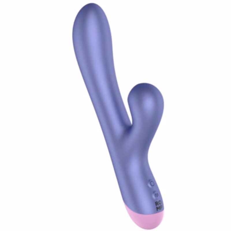 ROMP - PULSE VIBRADOR RABBIT DUAL PUNTO G AZUL ELÉCTRICO - Imagen 2
