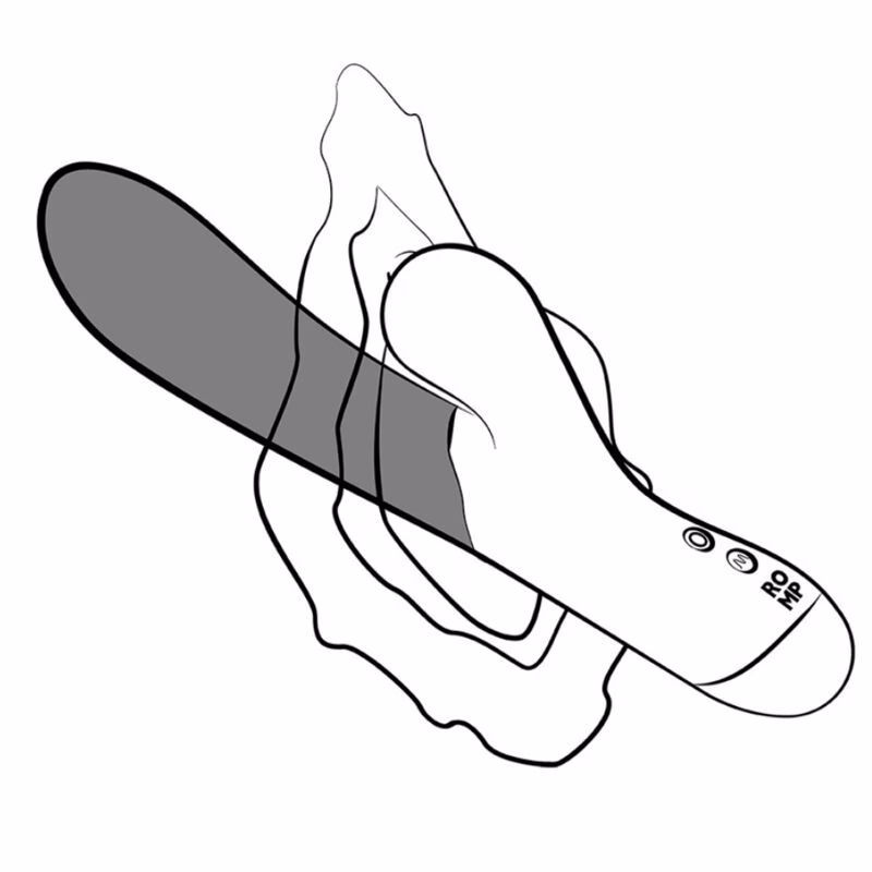 ROMP - PULSE VIBRADOR RABBIT DUAL PUNTO G AZUL ELÉCTRICO - Imagen 9