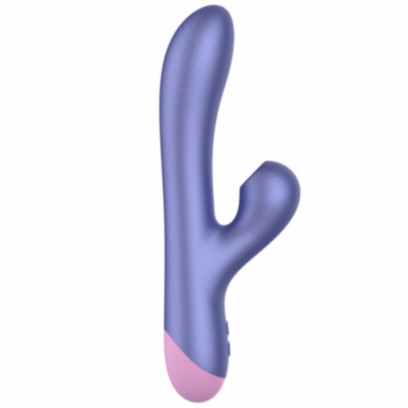 ROMP - PULSE VIBRADOR RABBIT DUAL PUNTO G AZUL ELÉCTRICO - Imagen 3
