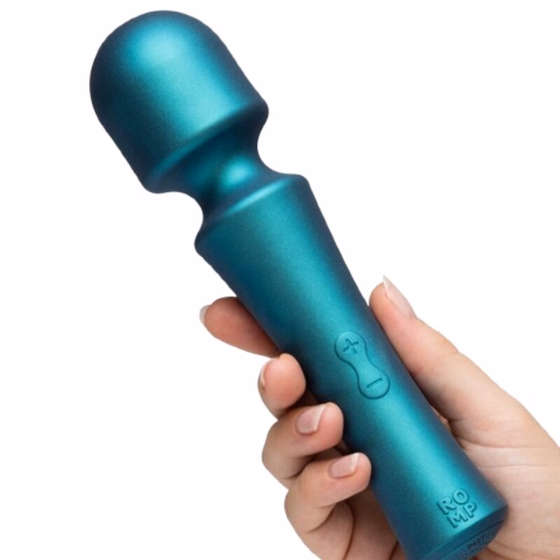 ROMP - PRESTO MINI WAND VIBRADOR CABEZAL FLEXIBLE VERDE - Imagen 2