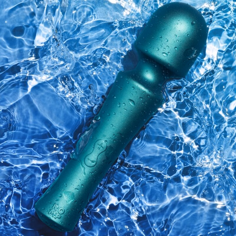 ROMP - PRESTO MINI WAND VIBRADOR CABEZAL FLEXIBLE VERDE - Imagen 10