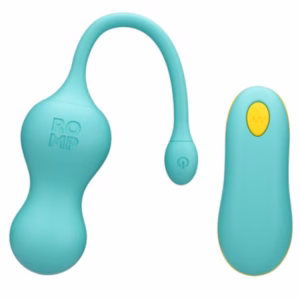ROMP - CELLO HUEVO VIBRADOR MULTIFUNCIÓN TURQUESA CONTROL REMOTO