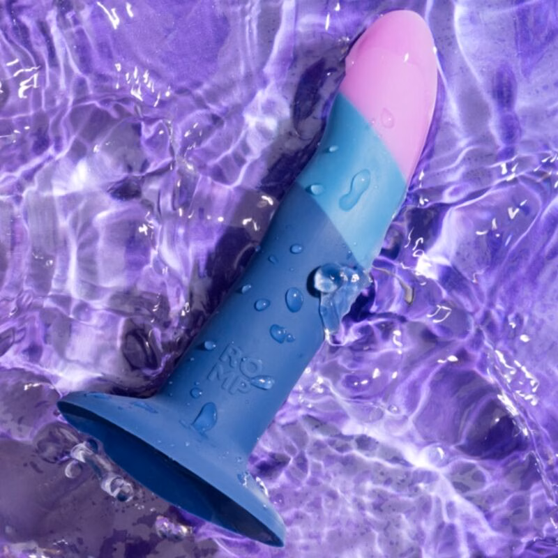 ROMP - PICCOLO DILDO SILICONA CON VENTOSA TRICOLOR 14 CM - Imagen 10