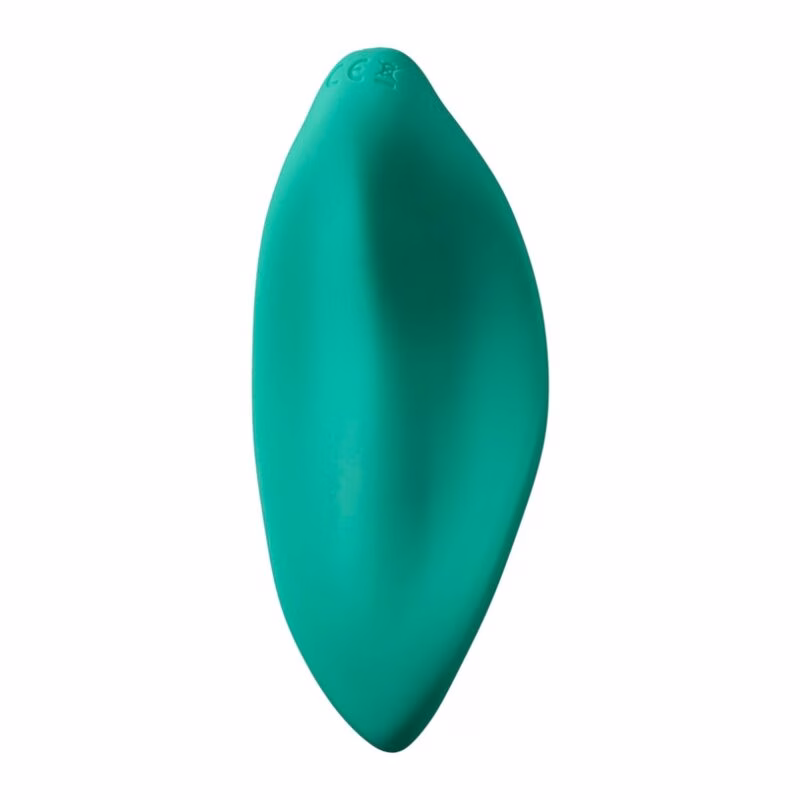ROMP - WAVE VIBRADOR ESTIMULADOR DE CLÍTORIS FORMA ERGONÓMICA VERDE AGUA - Imagen 3