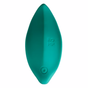 ROMP - WAVE VIBRADOR ESTIMULADOR DE CLÍTORIS FORMA ERGONÓMICA VERDE AGUA