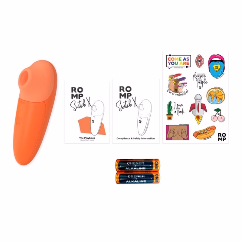 ROMP - SWITCH X ESTIMULADOR DE CLÍTORIS 6 NIVELES NARANJA - Imagen 12