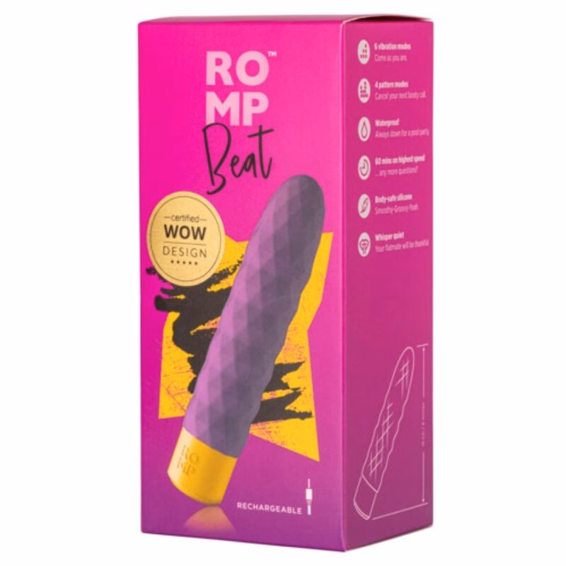 ROMP - BEAT MINI BALA VIBRADORA MULTIFUNCIÓN VIOLETA - Imagen 5